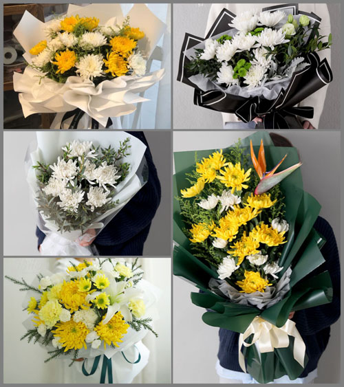 湖北黄冈市黄梅县濯港镇程光村白事花束代送